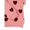 Roze sweater met hartjes - Lou sweatshirt coeur 